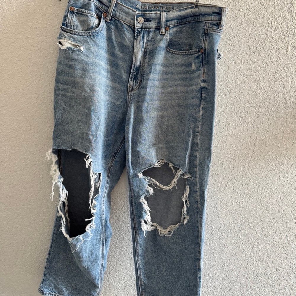 American Eagle Outfitters Light Blue Denim Shorts